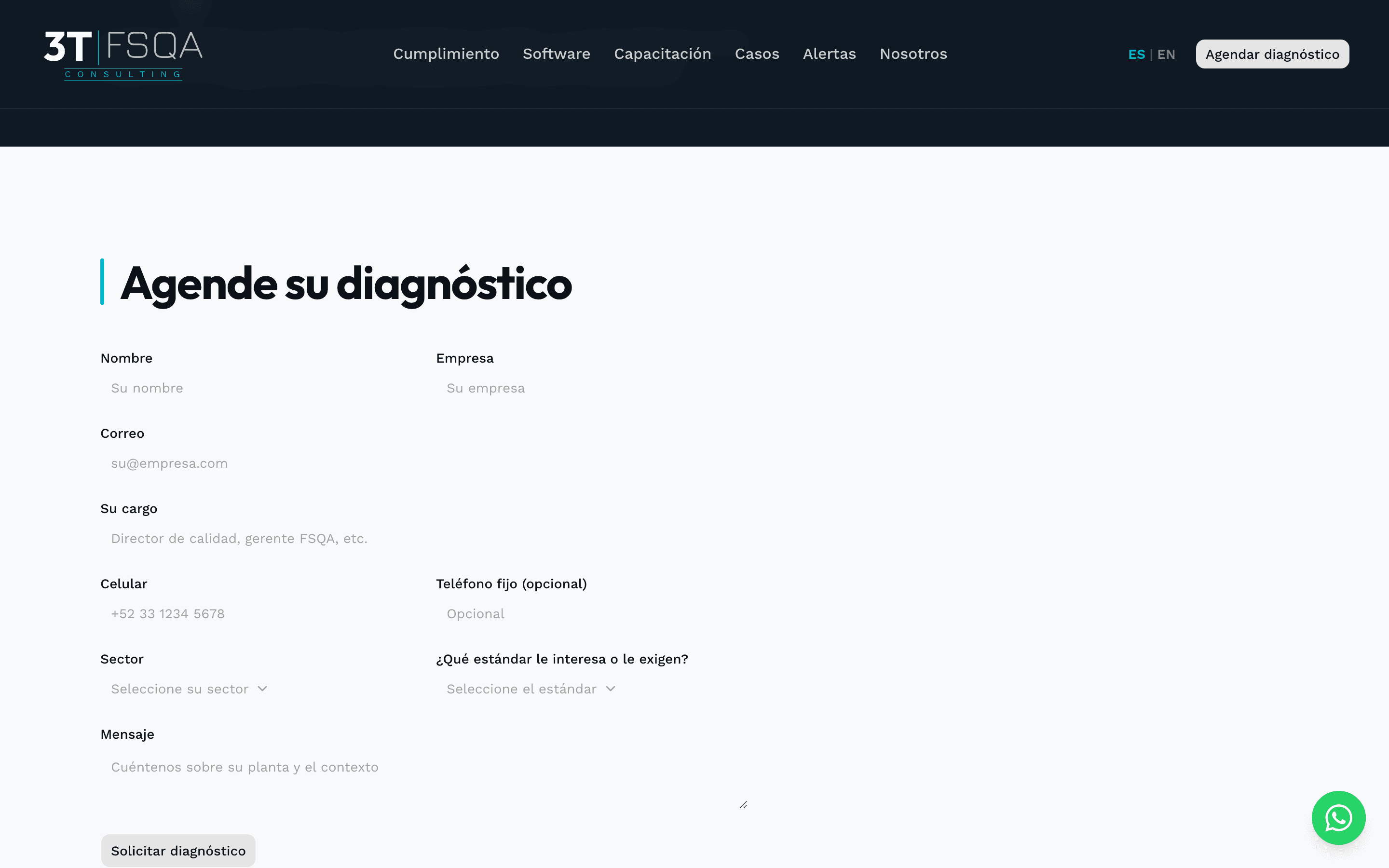 Formulario de contacto con validación y envío a Resend